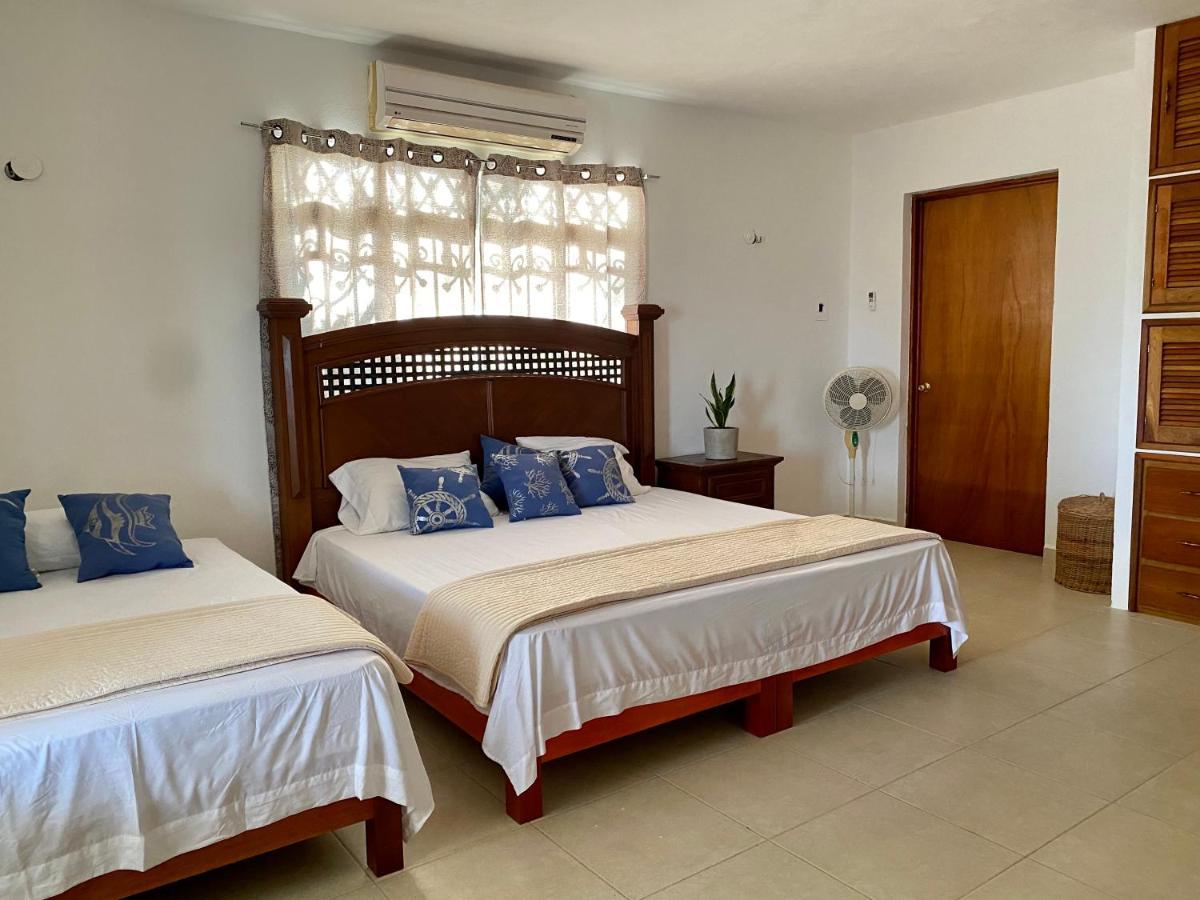 Casa Pescador Bacalar Villa Bagian luar foto