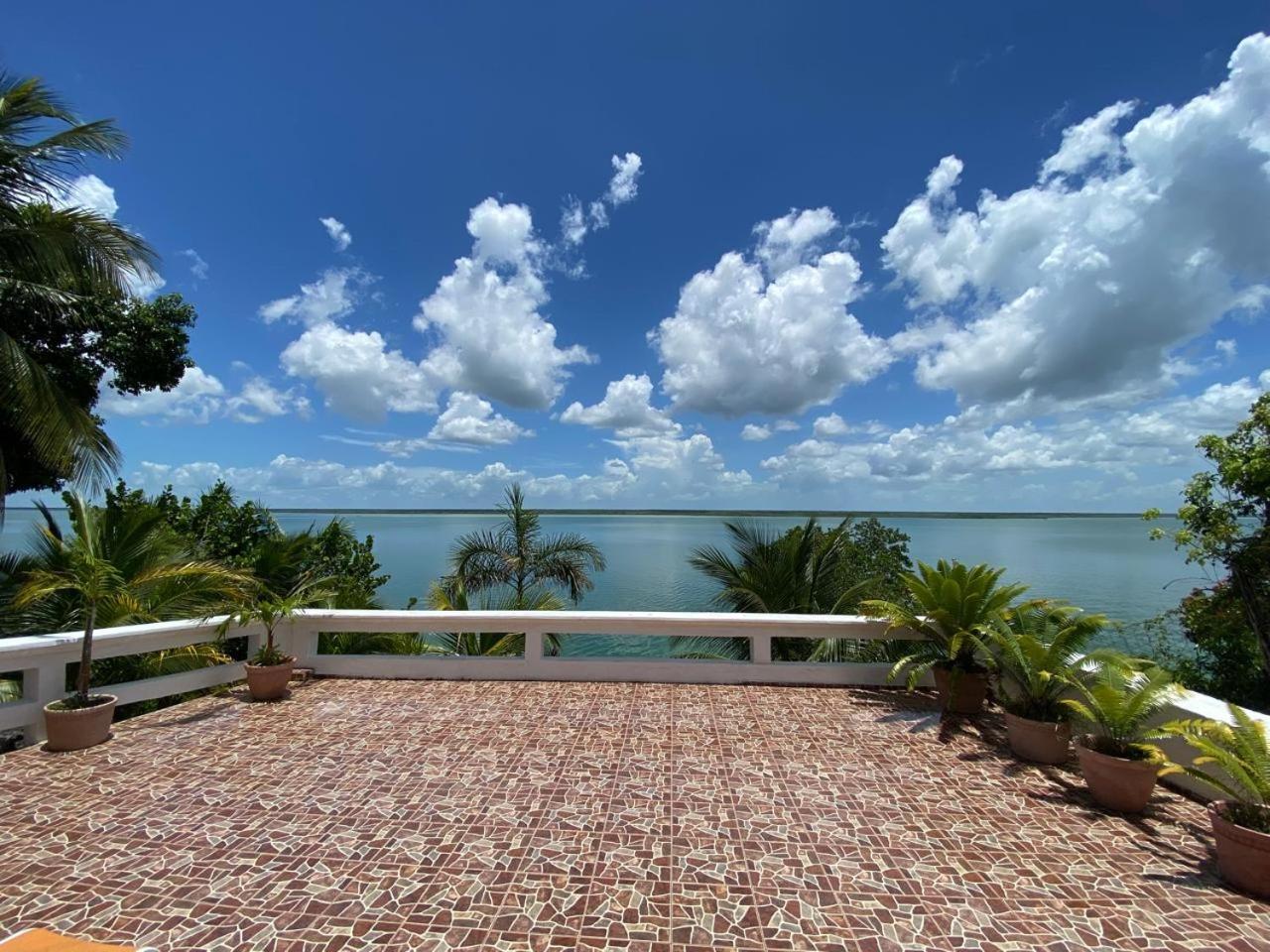 Casa Pescador Bacalar Villa Bagian luar foto
